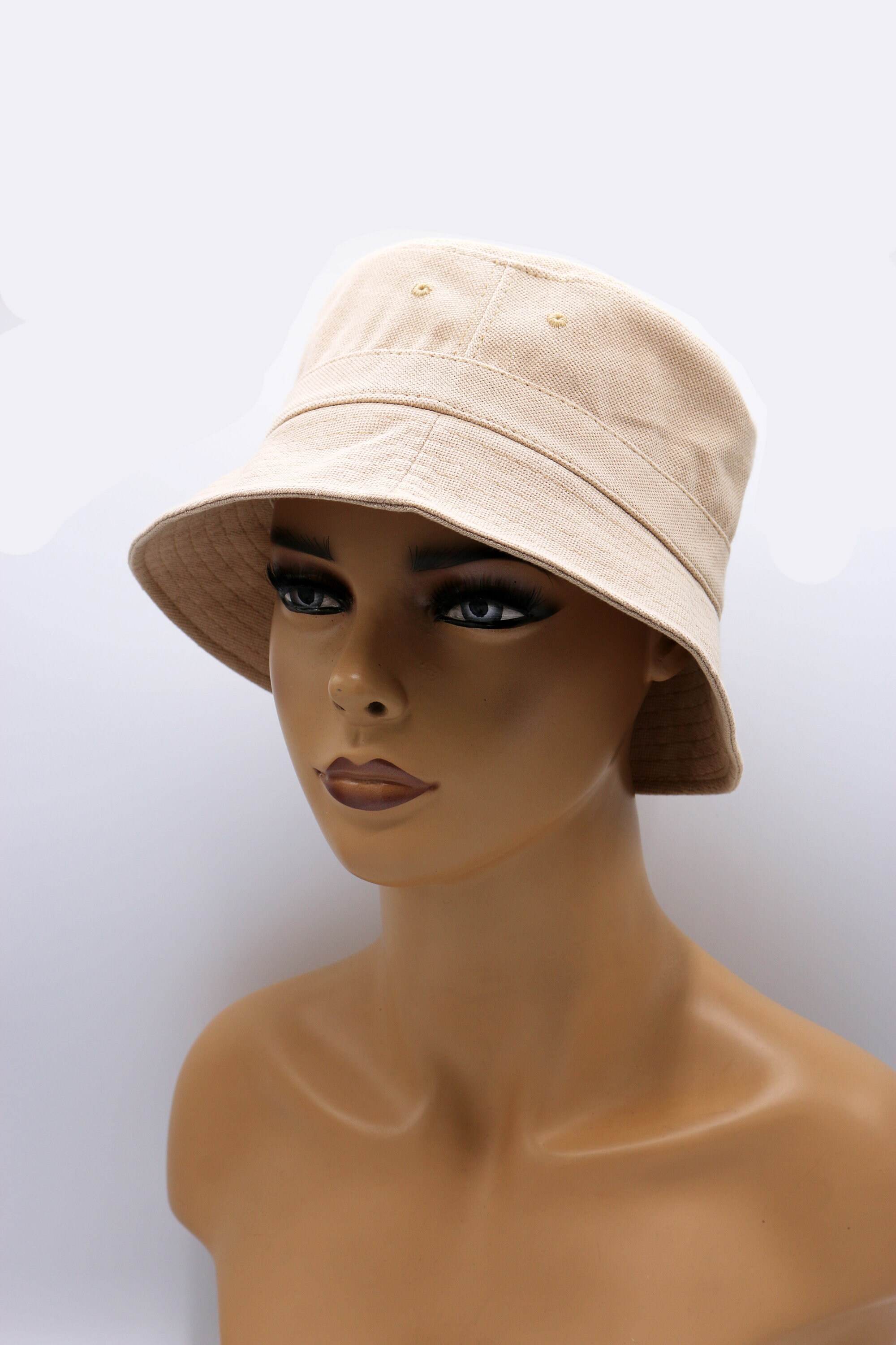 Beige Cotton Bucket Hat, Hatsquare Cotton Bucket Hat, One Size Hat, Women  Summer Hat, Neon Color Summer Hat, Women Hat -  Canada