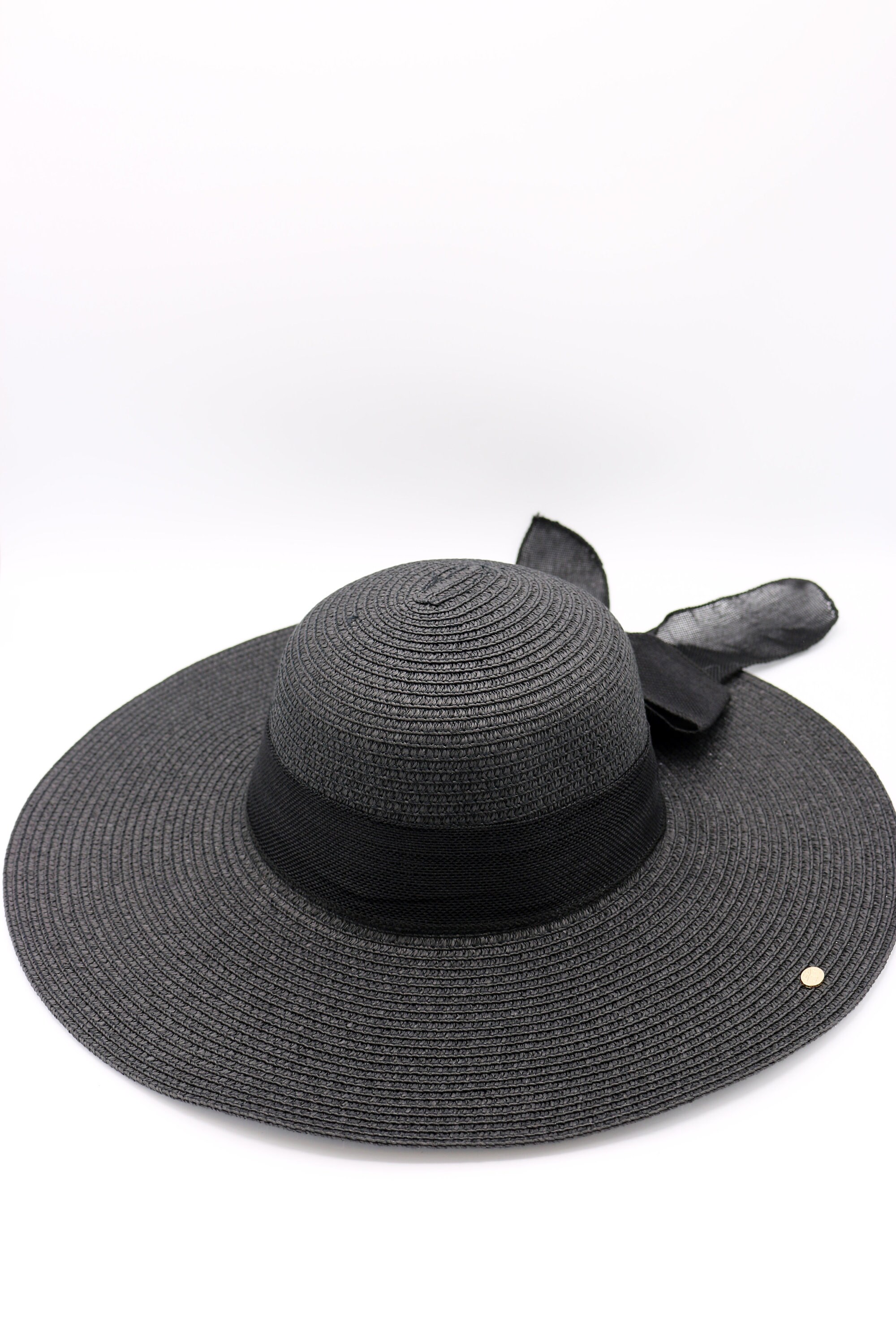 White Romantic Vintage Style Wide Brim 