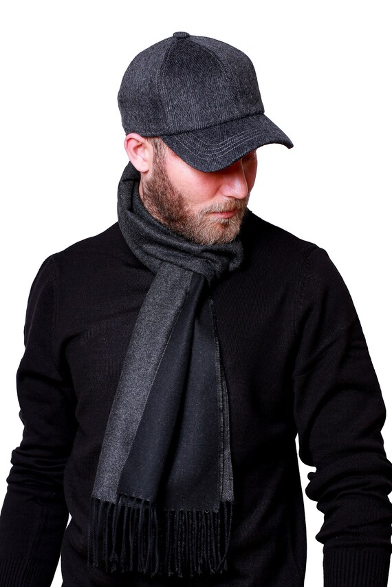 Dark Gray Wool Baseball Hat Wool 