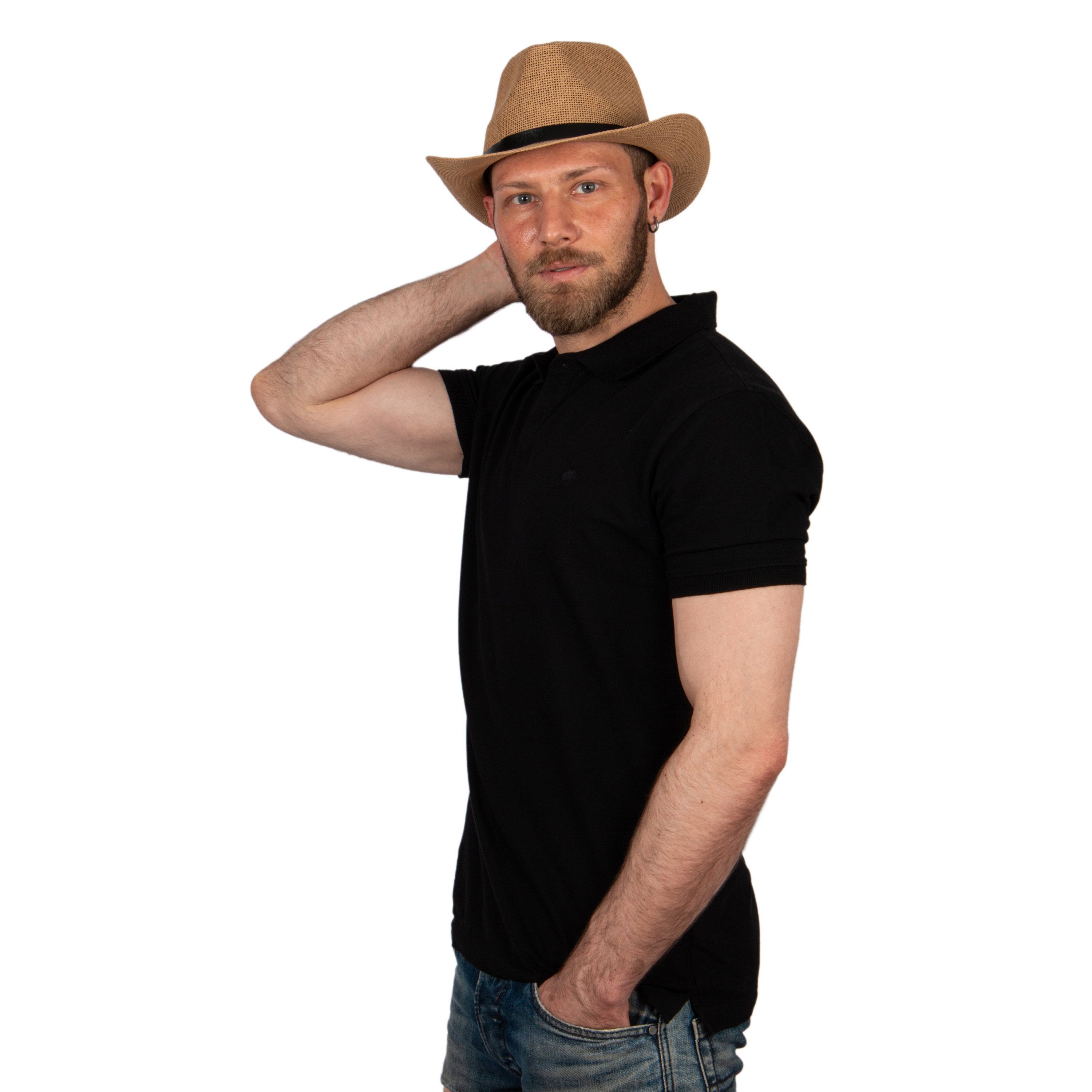 Camel Summer Cowboy Cowgirl Hat, Boho Cowboy Hat , Fedora 