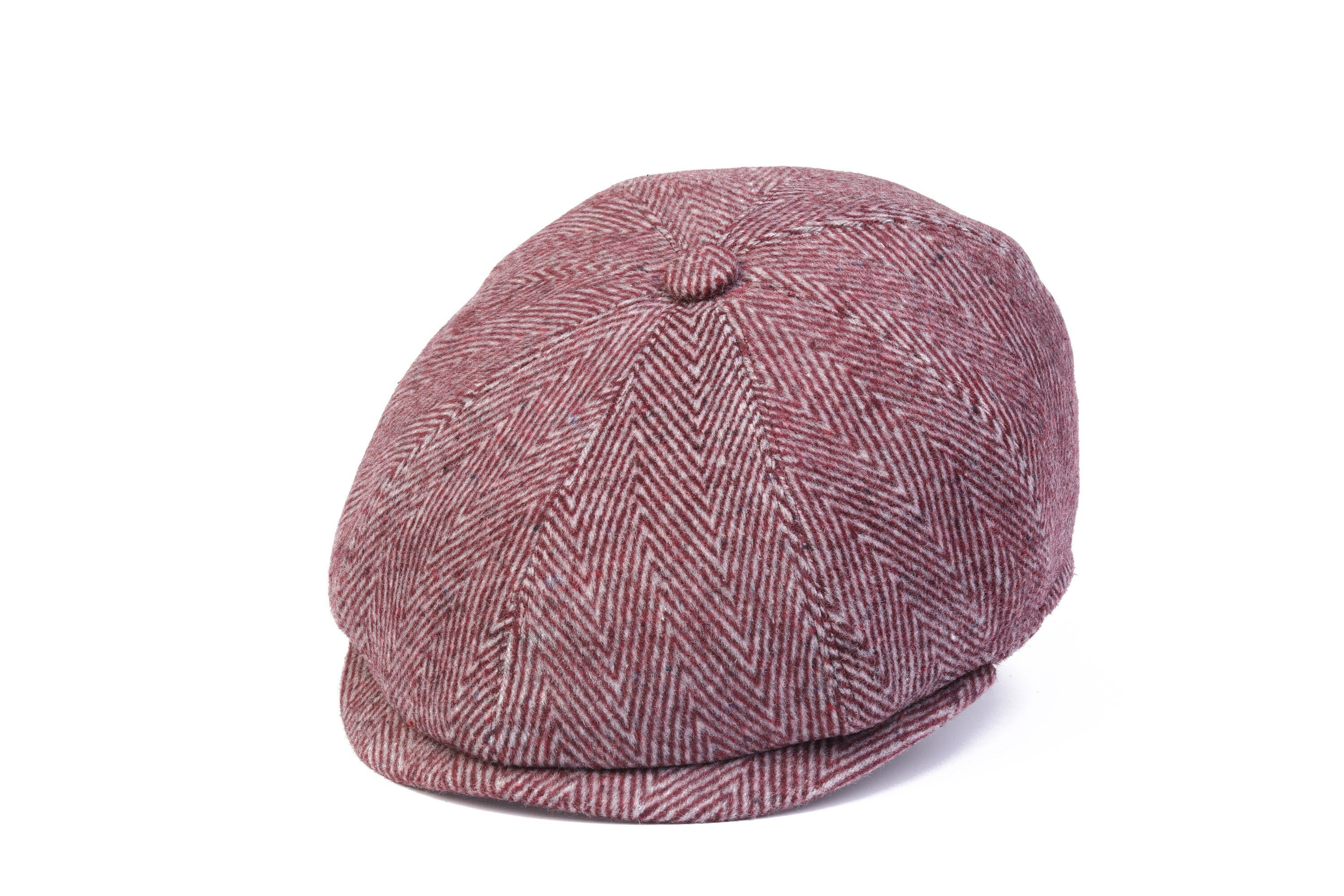 Burgundy Wool Cap - Etsy