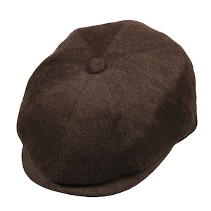 Dark Brown Wool 8 Panels Newsboy Cap, Peaky Blinders Hat, Baker Boy Hat, Irish flat Hatsquare Newsboy Cap, Men Scarf Set, Christmas Gift,