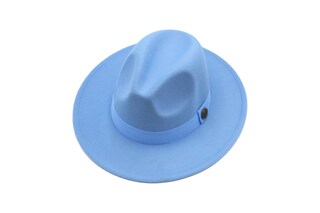 Cappello Fedora Uomo In Feltro Di Lana, Righe Anni '20, Tesa Corta, Stile Panama Jazz, Taglia Unica 56-58 Cm