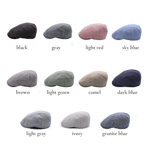 Cotton Summer Flat Cap, Peaky Blinders Hat, Baker Boy Hat, Irish Flat Cap, Summer Men Hat, Ivy League Hat, Fathers Day Gift