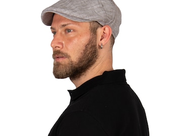 Cotton Summer Flat Cap, Peaky Blinders Hat, Baker Boy Hat, Irish flat cap, Lightweight Summer Men Hat, Ivy League Hat, Spring Gatsby