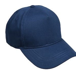 キャップ [MATINKIM]washed oxford two tone ball cap in navy WASHED OXFORD TWO TONE BALL CAP IN NAVY – Matin Kim