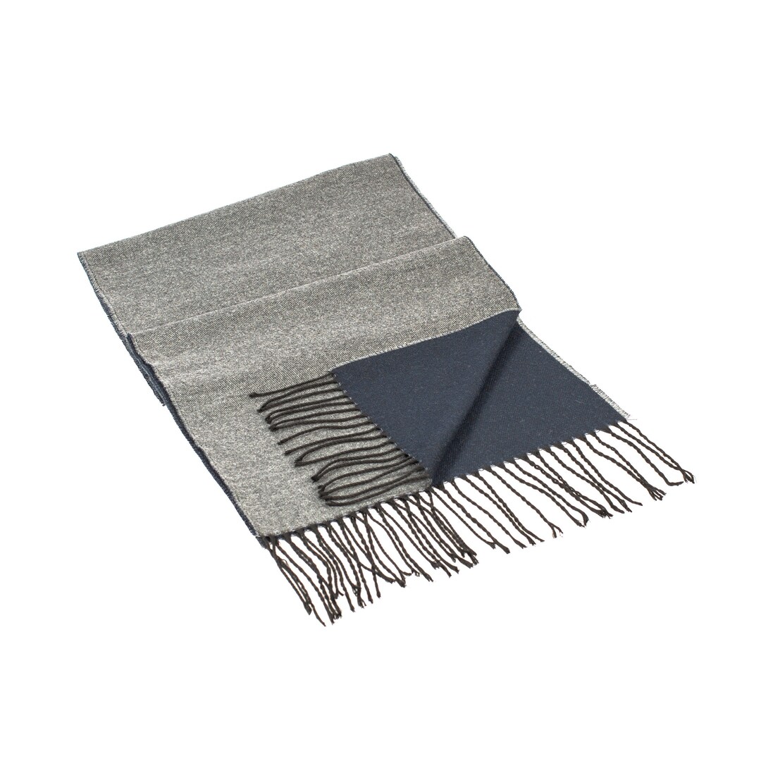 Men's Rectangle Scarf Daily Wear Date Blue Wine Scarf Color Block