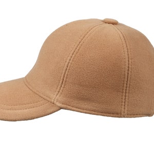 Gorra de béisbol de mezcla de lana de camello, gorra de béisbol Hatsquare, gorra de invierno, gorra cálida, gorra de béisbol para hombre, regalo de Navidad, gorra deportiva, día de San Valentín