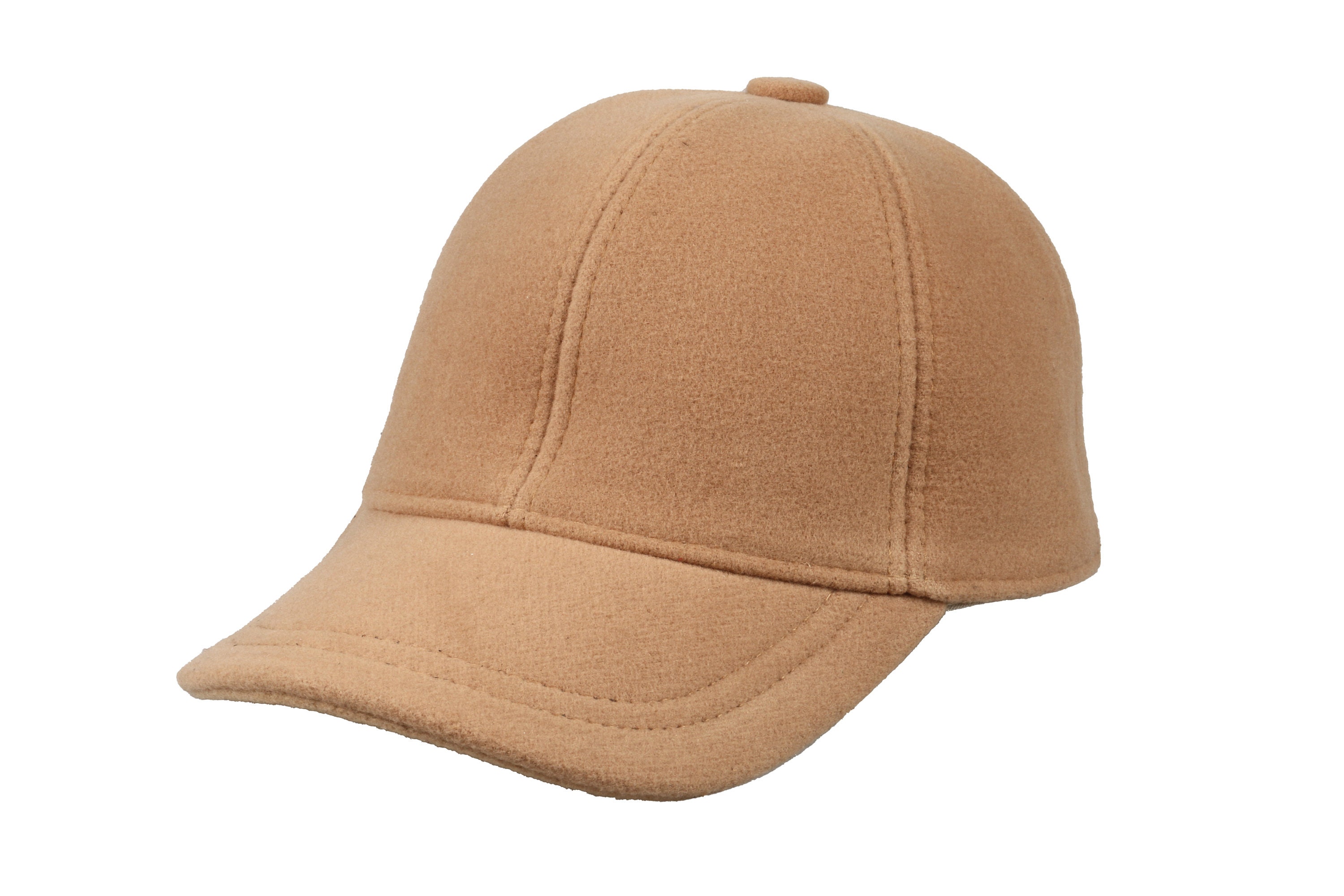 ★VARZAR★ VA Square Applique Wool Baseball Cap Brown VA Square Applique Wool Baseball Cap / Brown - VARZAR | 60