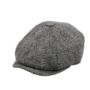 Herringbone Wool 8 Panels Newsboy Cap, Peaky Blinders Hat, Baker Boy Flat cap, Gatsby Hat, Groomsman Hat, Man Winter Hat, Paperboy Hat