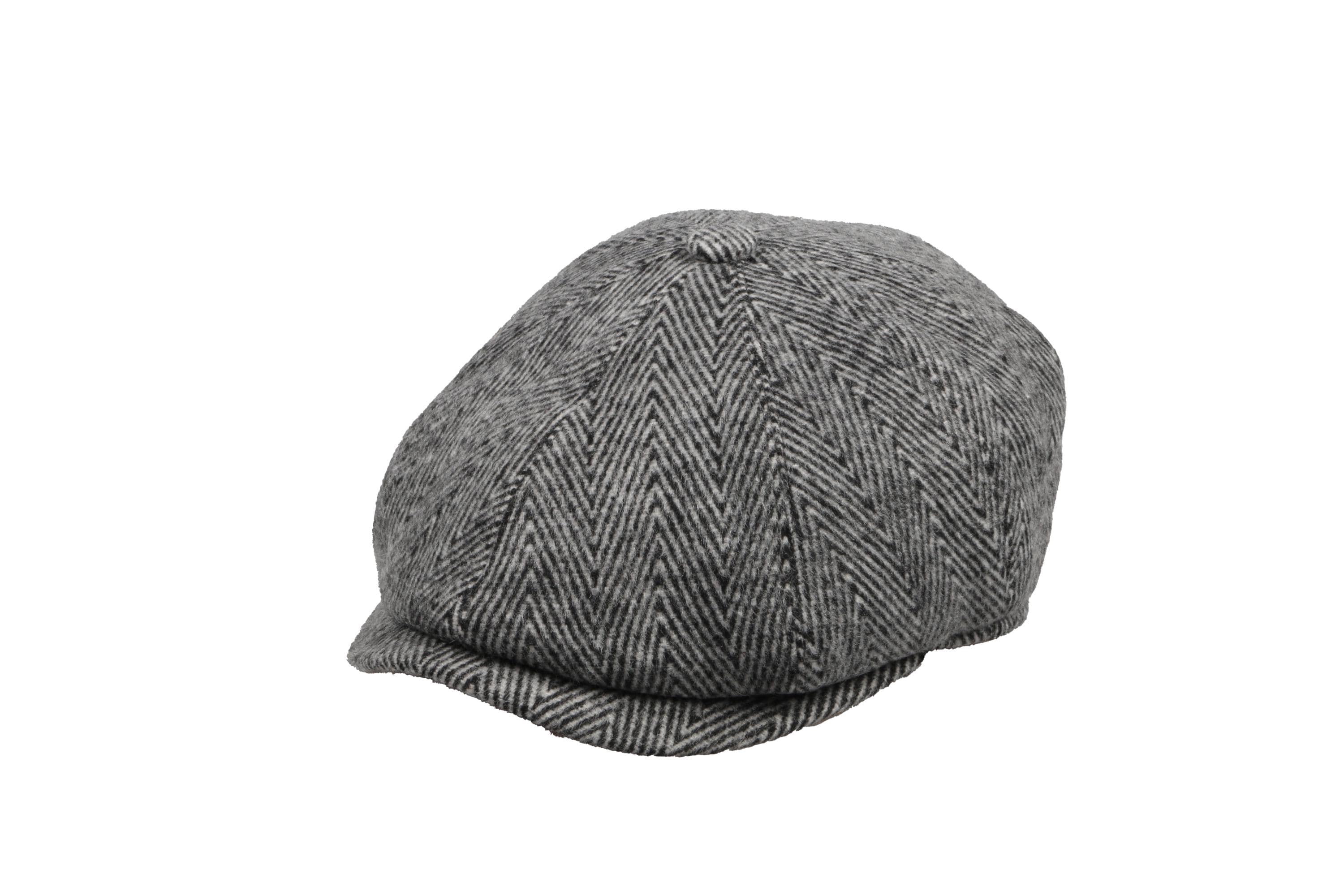 Herringbone Wool 8 Panels Newsboy Cap, Peaky Blinders Hat, Baker Boy Flat cap, Gatsby Hat, Groomsman Hat, Man Winter Hat, Paperboy Hat