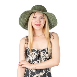 Summer Lace Style Wide Brim Straw Hat, Holiday Hat, Women Summer Hat, Beach Hat, Boho Hat, Foldable Sun Hat, Wedding hat, Bridesmaid Gift