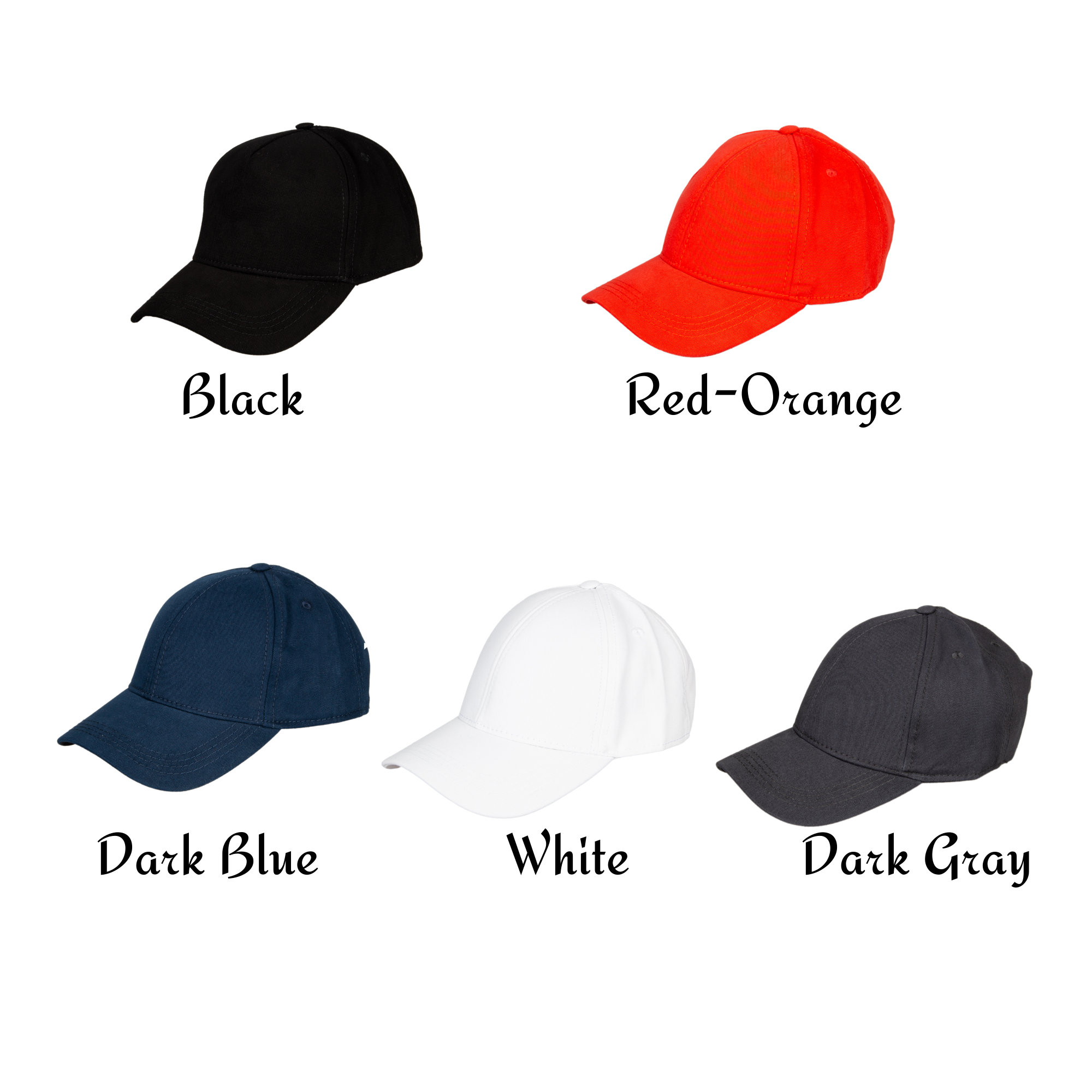 Men's summer black Cotton Adjuatable Hat casual style Grateful