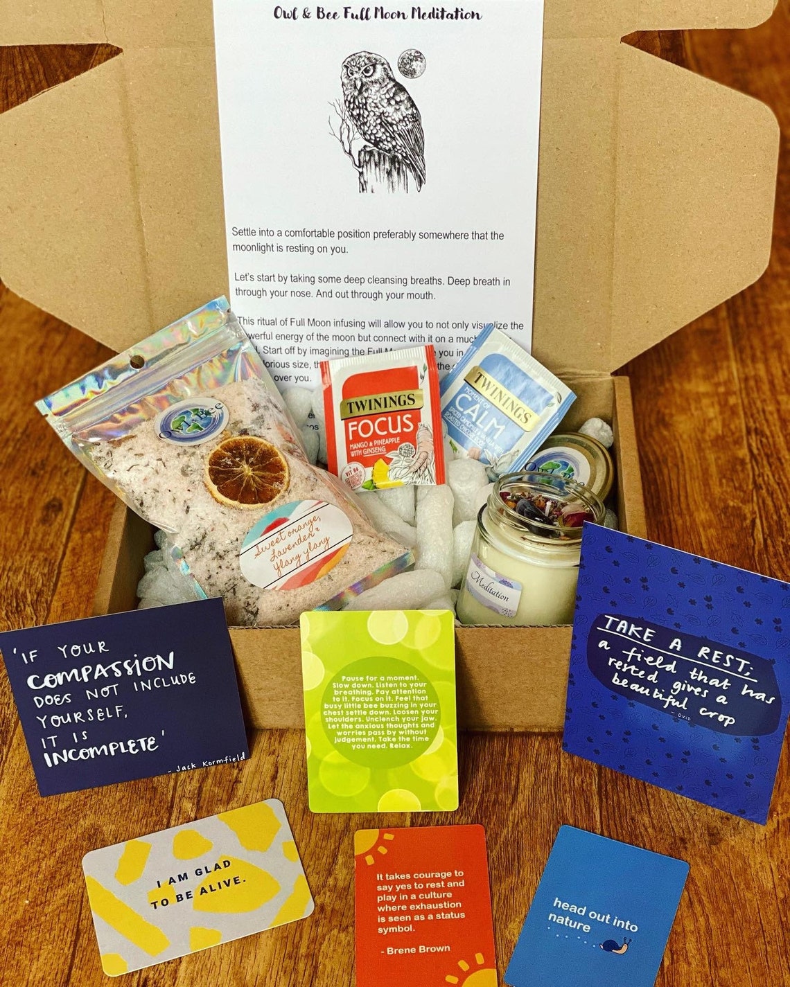 Mental Health Gift / wellbeing meditation gift/ Christmas gift Etsy