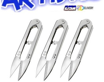 4-3//4/" Cushion Handle Thread Clippers Fabric Yarn Embroidery Scissors Cutters