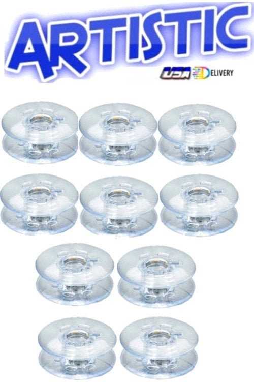 Pfaff Bobbins Clear Plastic 10pcs.9033pfor Pfaff 2056 2058 Etsy