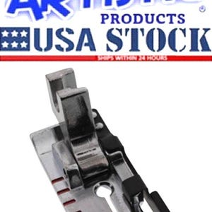 P60615 Low Shank 1/4&quot; Foot With Guide, , Brother Janome Kenmore Singer White