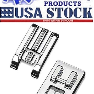 SA192 7mm Double Piping Presser Foot Snap On Foot Brother,Singer,Kenmore,Janome