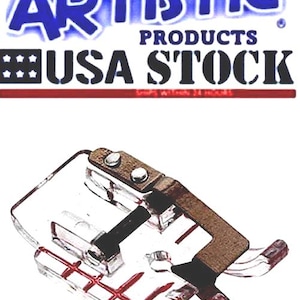 Prensatelas transparente Viking de 1/4" para costura en zanja, Viking n.° 4129274-46