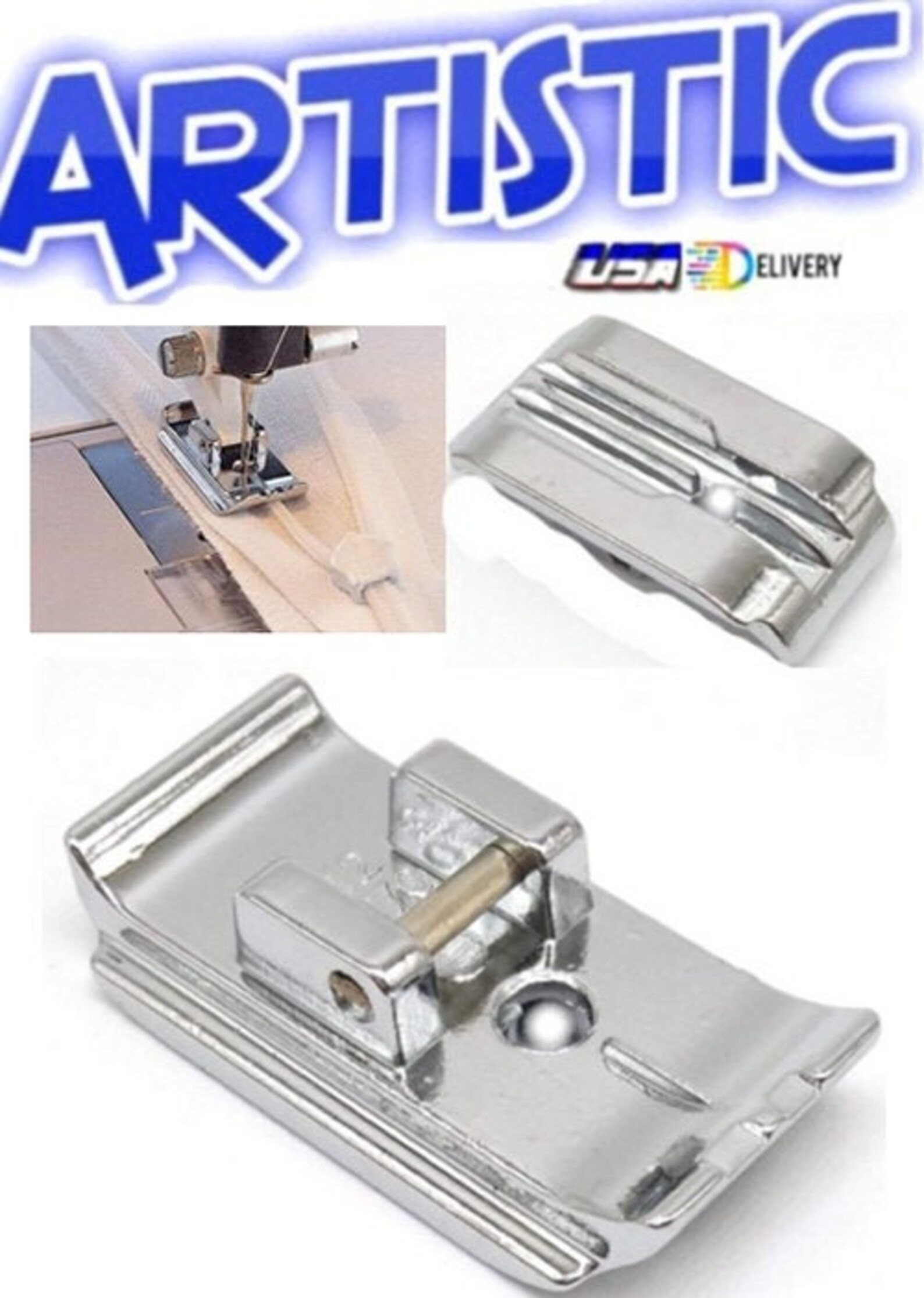 Viking Husqvarna Invisible Zipper Foot 412687045 Fits17 Model Etsy