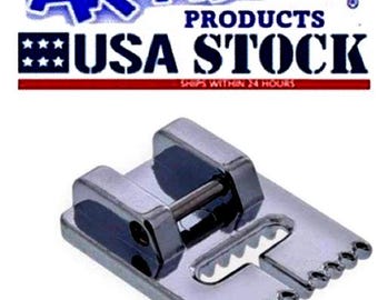 Prensatelas Para Cremallera Estrecha OTOTEC | Compatible Con Husqvarna Viking Grupo 1-8 Y D | Número 4125657-45 | Color Plateado | Fácil Instalación