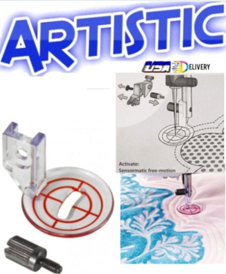 PFAFF Sewing Machine Freemotion Echo Quilting Foot Etsy