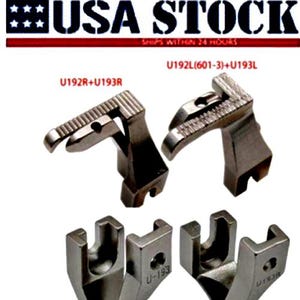 U192-U193-Right & LeftToe Walking Feet for  Consew 205RB Juki DU-141 Yamata FY5318