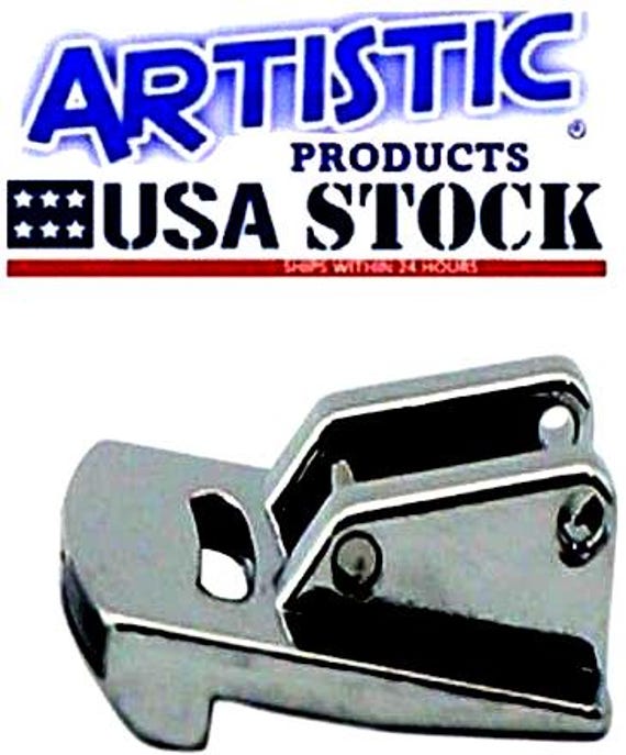 Jopto 2 Pezzi Piedino per Macchina da Cucire per Sopraggitto Compatibile con Tutti a Scatto con Gambo Basso Brother Janome Toyota New Singer