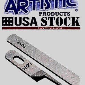 Serger Knife 2pc.set Lower & Upper Knives KR35 KR23 for Siruba,737-747-757,Juki 6814S