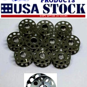 10 Bobinas n.° 2518 para máquinas de coser Singer y similares