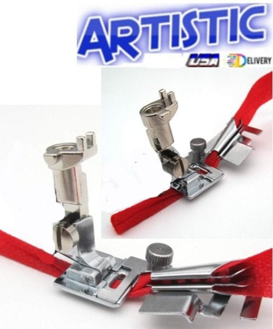 Bernina Old Style ,1/4 Bias Metal Binder Foot / Bernina Machine,530