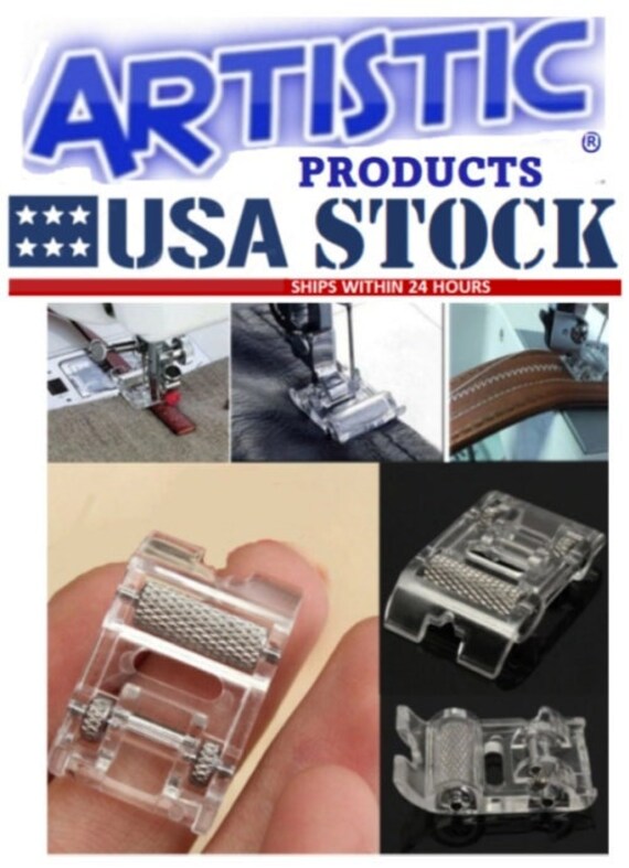 Roller Klar Fuß Snap On für Vinyl, Quilten Dicken Stoff, Babylock