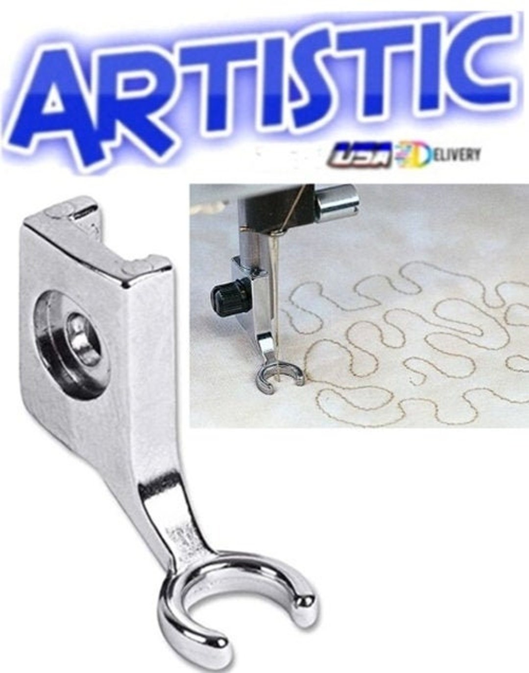 Open Toe Stippling Presser Foot for Viking Sewing Machine Etsy