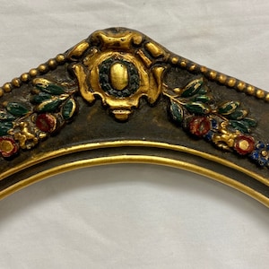 Restored Antique Curved Top/Cathedral Frame - Fits 10&quot; x 16&quot;