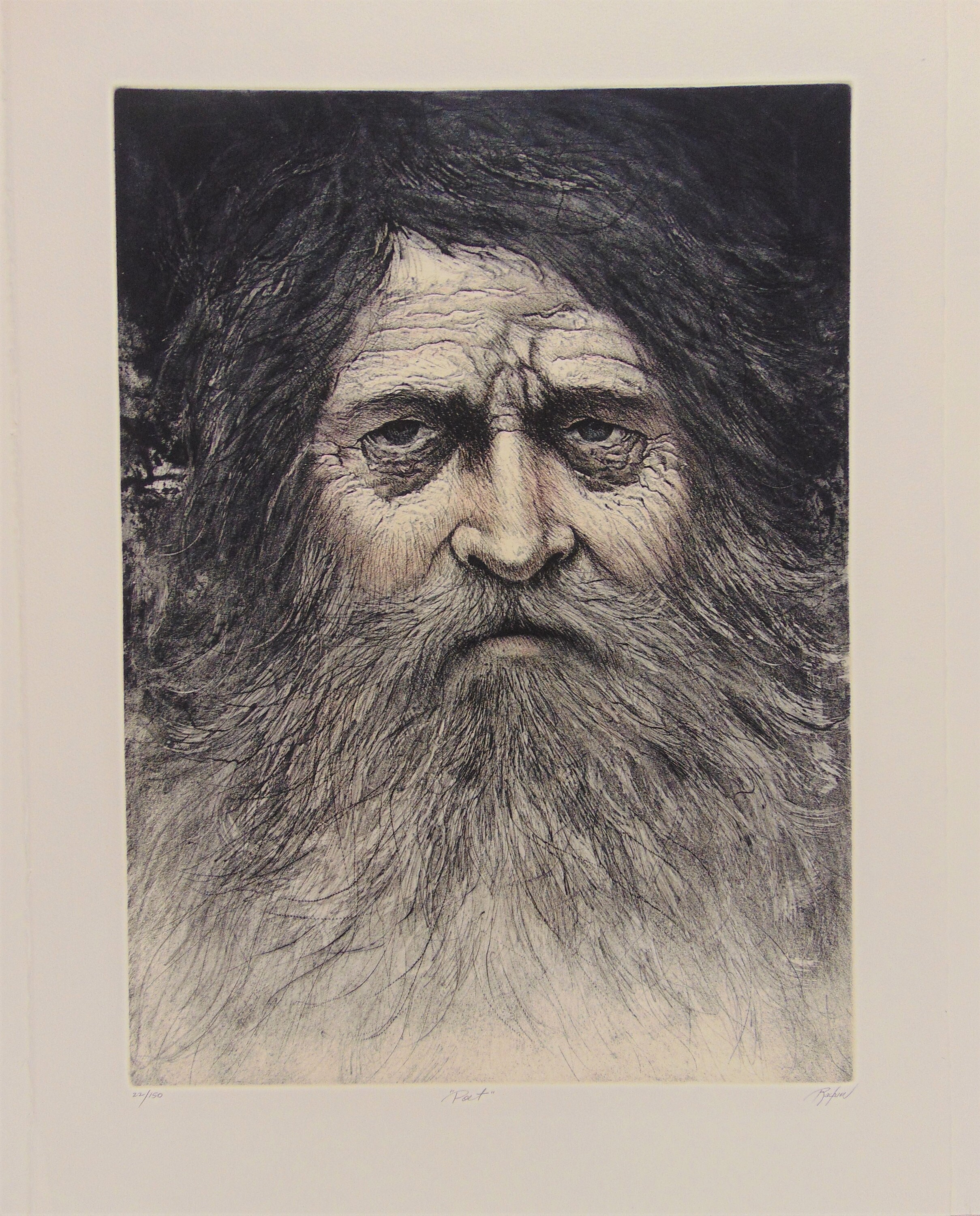 Poet, Color Etching by Dale Rayburn, Signed and Numbered Etsy
