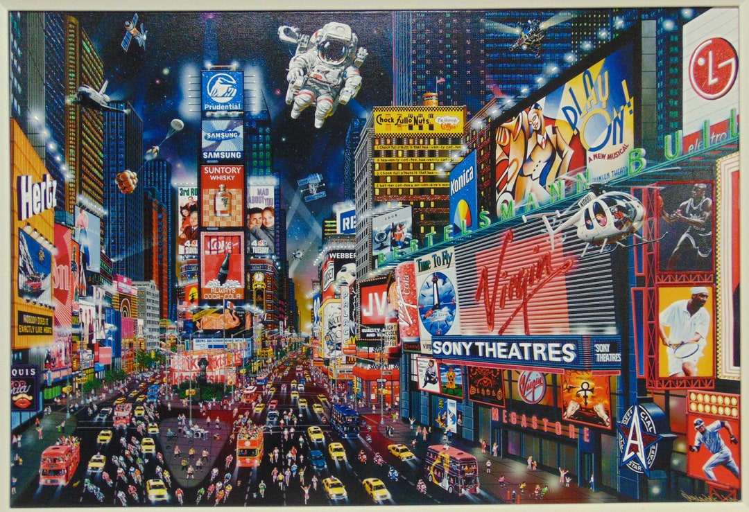 Times Square Panorama by Alexander Chen - Etsy