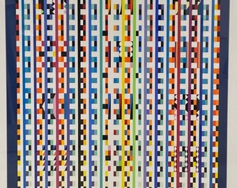 Beyond the Visible by Yaacov Agam, Limited Edition Serigraph