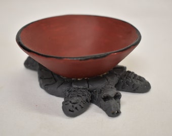 Clay Turtle Bowl by Dorothy Vaughan