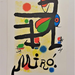 Joan Miro Lithograph