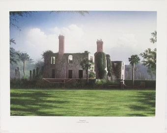 Dungeness Cumberland Island Georgia Print by Mike Brown Signed and numbered