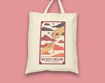 Wildest Dreams Tote Bag, Swiftie Tote, Trendy Aesthetic Tote Bag for Women, Pop Music, 1989 Taylor's Version Merch