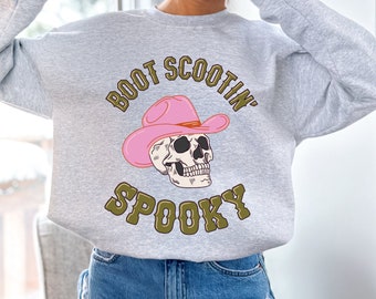 Halloween Boot Scootin Spooky Sweatshirt