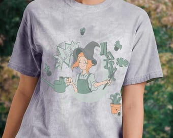 Witchy Garden Lover T-Shirt, Halloween Plant Mom Gift, Spooky Cottagecore  Tee Shirt, Mystical Herb Garden Apparel, Fall Witch Outfit
