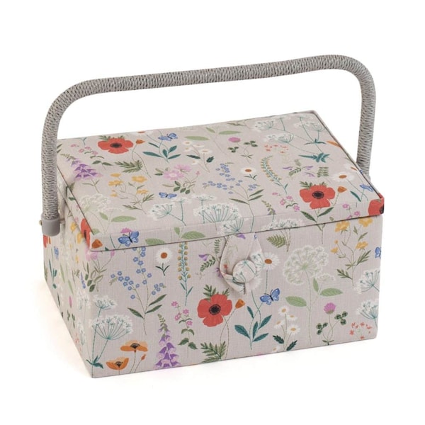 Medium Sewing Box: Wildflowers