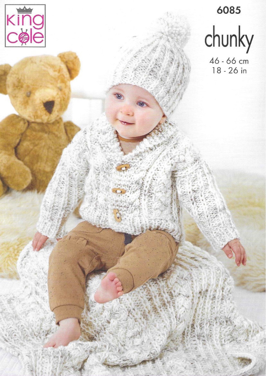 King Cole Knitting Pattern 6085 - Etsy UK