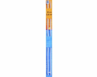 Pony Single Point Knitting Needles 30cm - 3.25mm