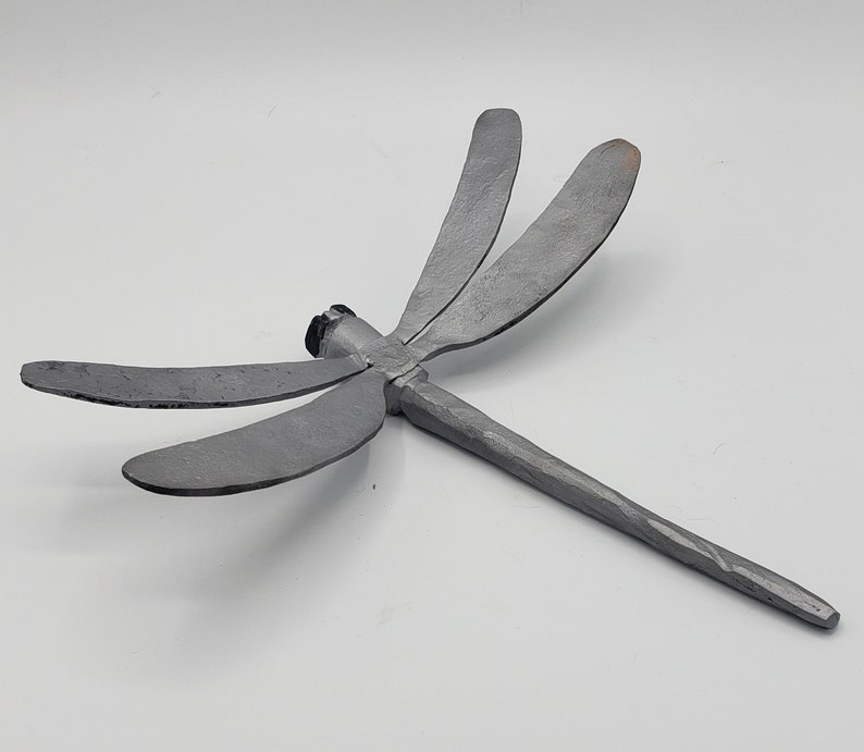 Hand Forged Iron Dragonfly or Damselfly image 1