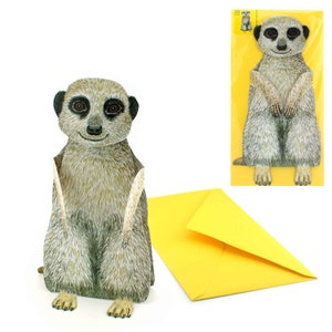 3D-Tierkarte "Erdmännchen"