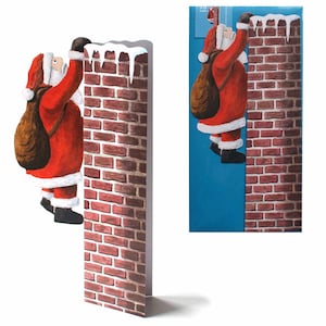 Weihnachtskarte "Nikolaus am Kamin", Grußkarte