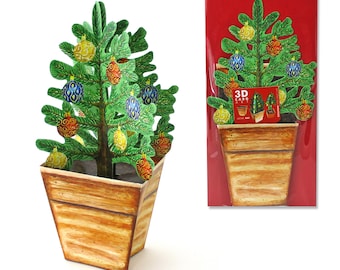 3D Christmas card "Christmas tree"